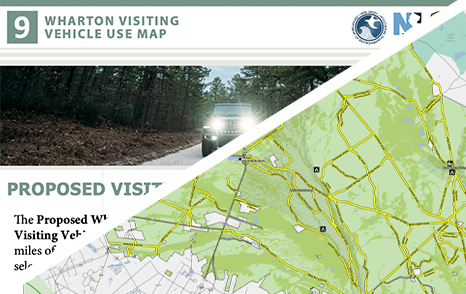 Poster & Map 9: Proposed Wharton Visiting Vehicle Use Map