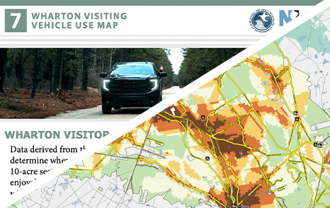 Poster & Map 7: Wharton Visitor and Vehicle Use Survey
